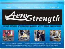 Tablet Screenshot of aerostrength.com